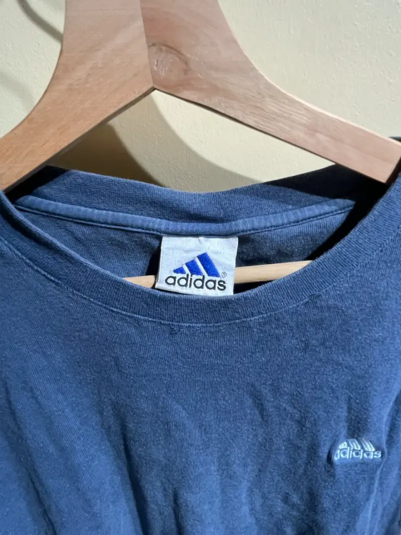 Polera Adidas azul talla M - 3