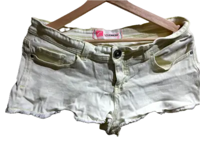 Shorts de mezclilla amarillos - miniatura 1