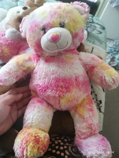 Osito de peluche multicolor grande - miniatura 1