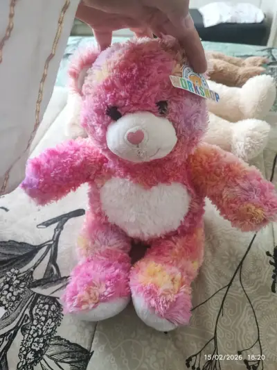 Osito de peluche multicolor grande - miniatura 2