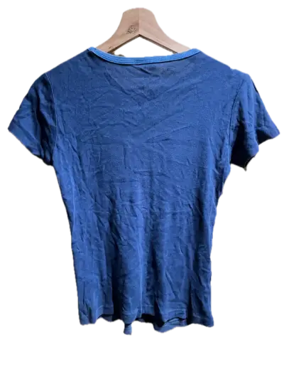 Polera azul Uruguay 100% Algodon - miniatura 2