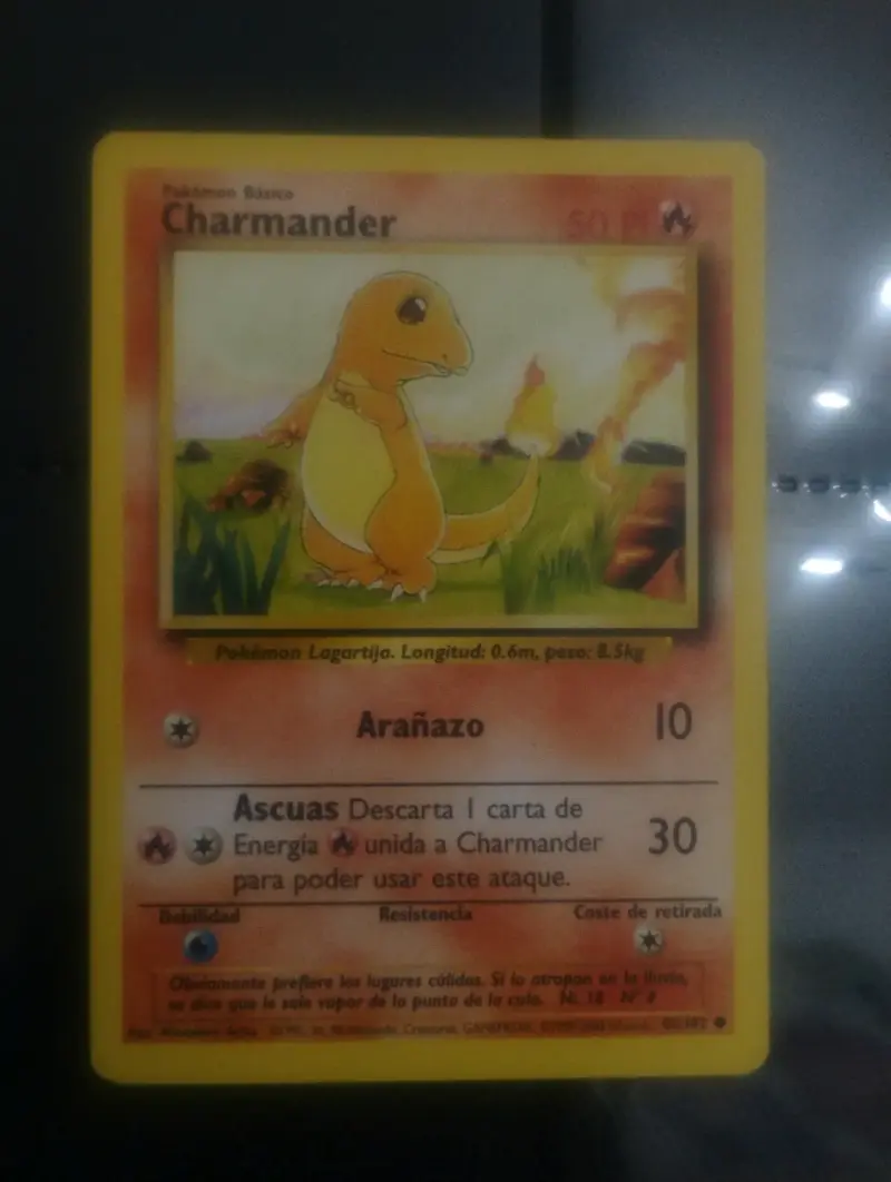 Carta Pokémon Charmander original - 2