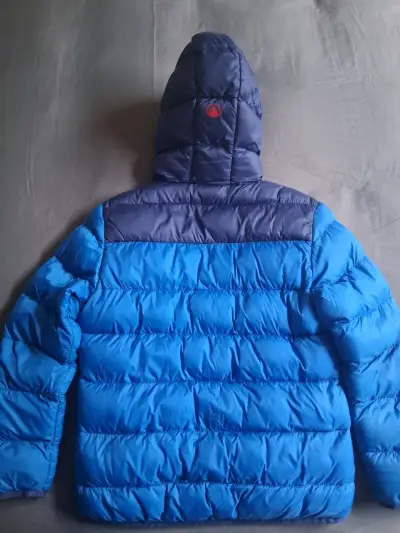 Chaqueta inflable azul con capucha marca lippi - miniatura 2