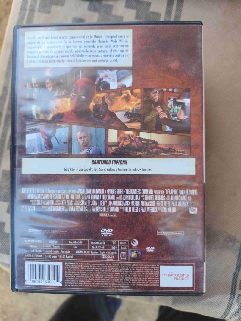 Película Deadpool DVD - 2