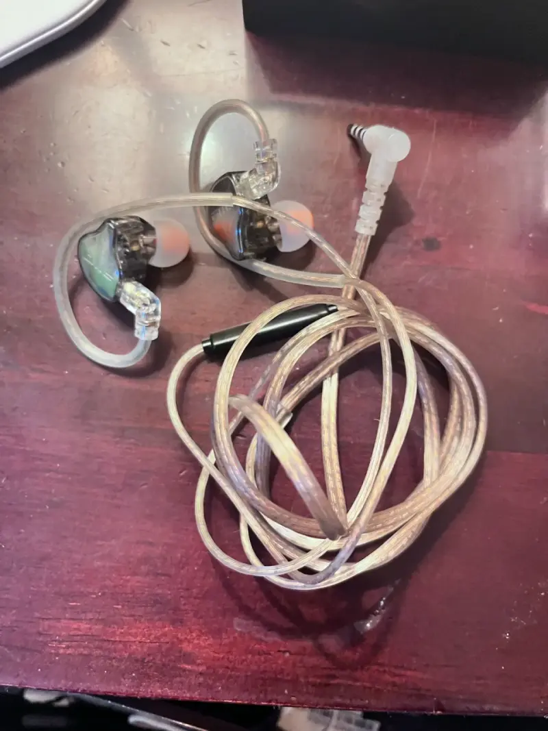 Auriculares con cable transparentes Fiio JD10 - 1