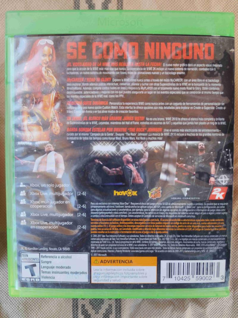 Juego WWE 2K18 para Xbox One - 2