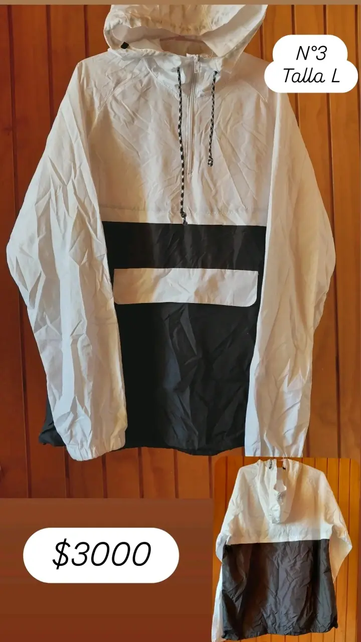 Chaqueta roja de cuero talla S - 3