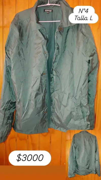 Chaqueta roja de cuero talla S - miniatura 4