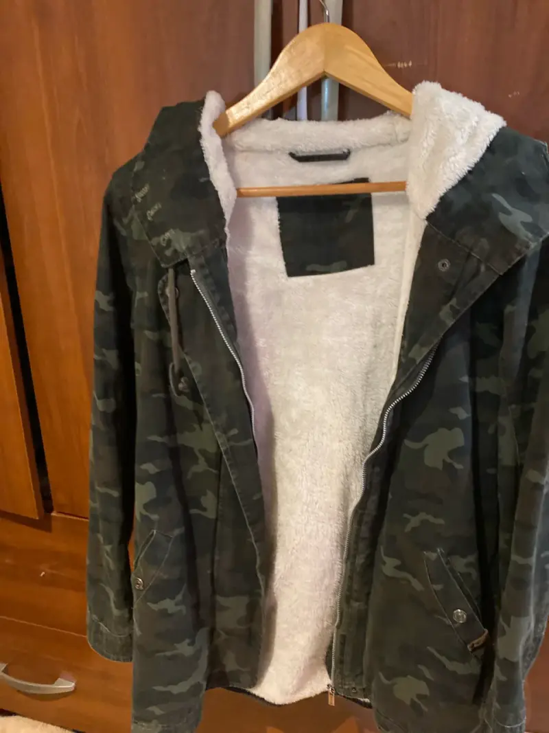 Parka camuflada verde floral - 2