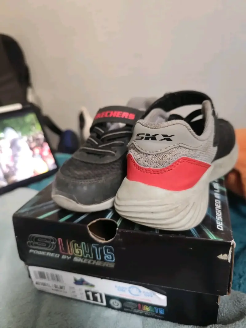 Zapatillas Skechers azules niño - 3