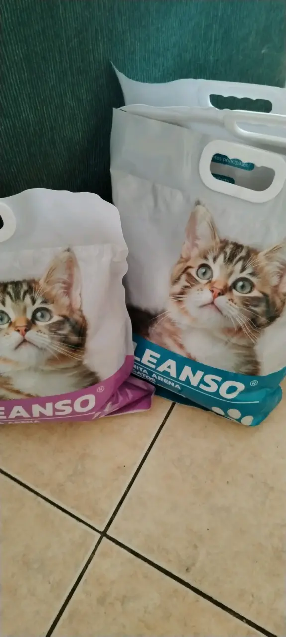Arena para gato cleanso 4 kilos