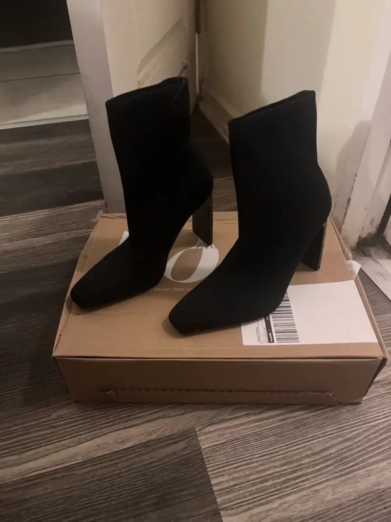 Botines negros de tacón alto Zara - 2