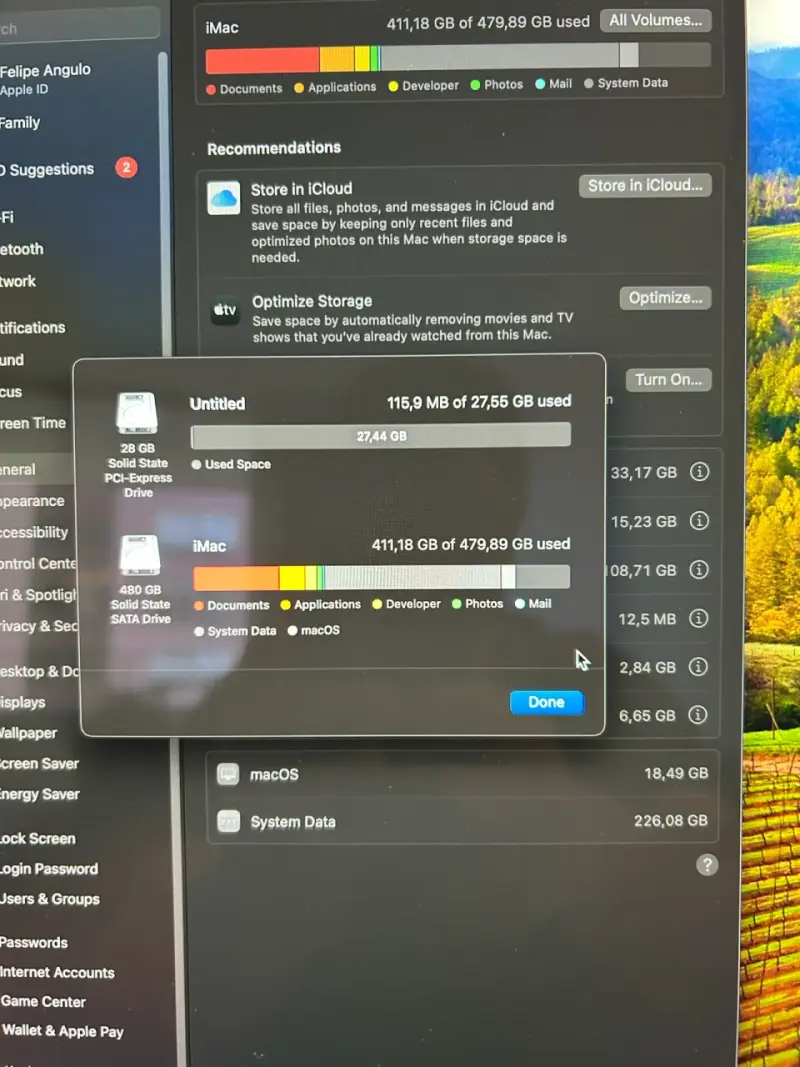 iMac 27” Retina 5K 2019 — 52 GB RAM - 5