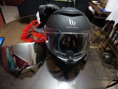 Casco moto negro MT Helmets - miniatura 5