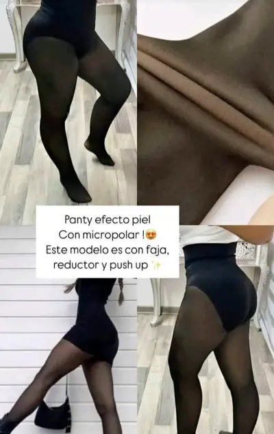Pantys altas negras - miniatura 3