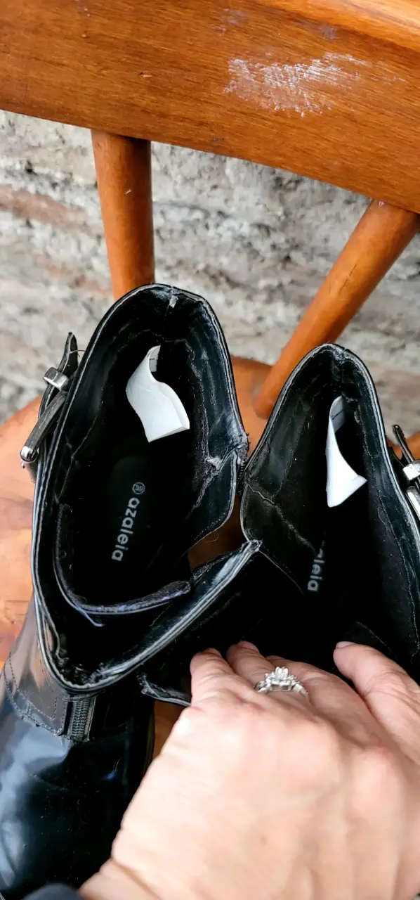 Botin negro de charol - 3