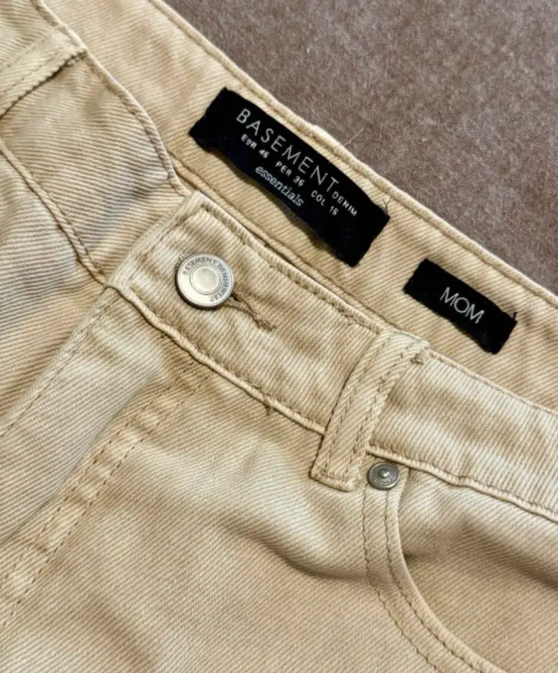 Jeans beige para hombre - 2