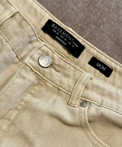 Jeans beige para hombre - miniatura 2