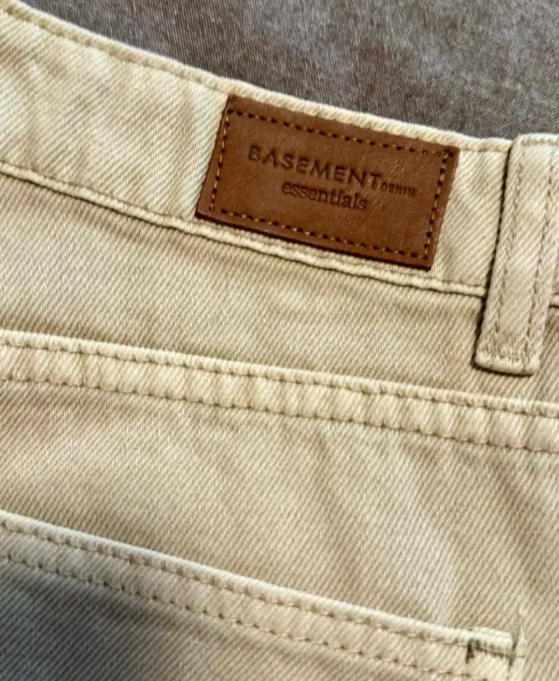 Jeans beige para hombre - 3