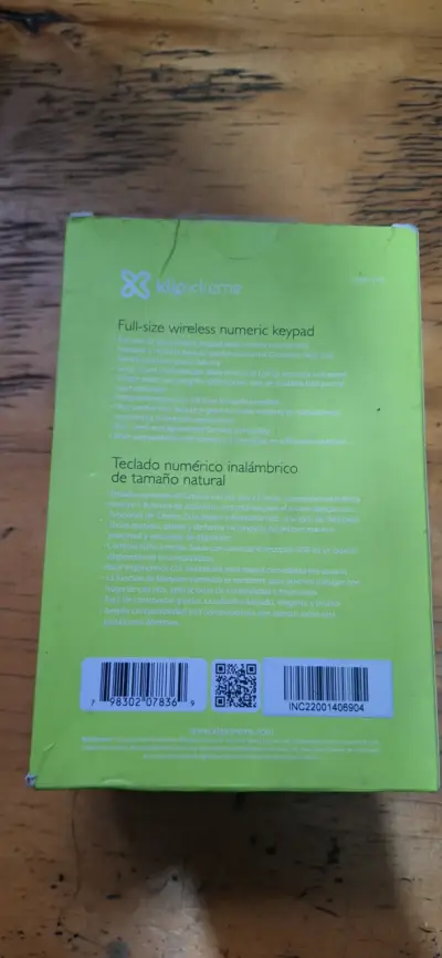 Teclado numérico inalámbrico KlipXtreme - miniatura 3