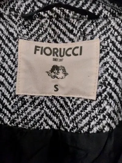 Abrigo gris estilo tweed - miniatura 2