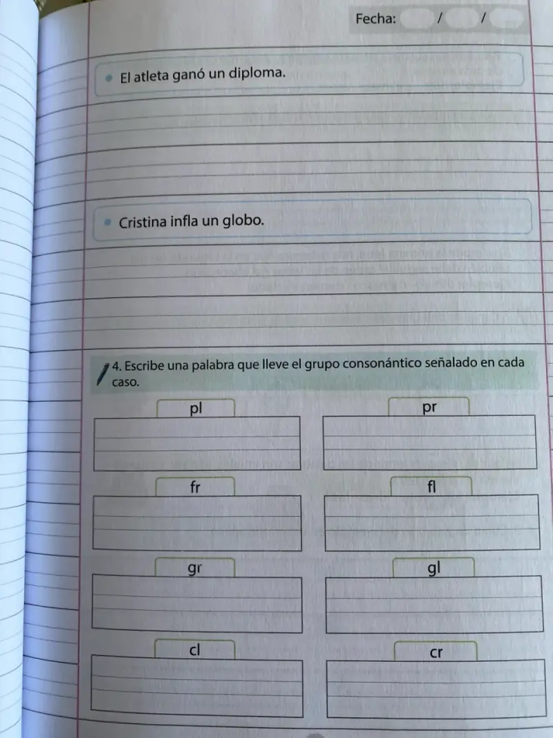 Cuaderno de caligrafía 3° básico - 2