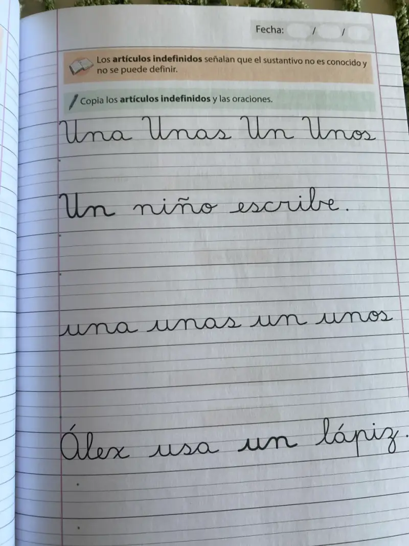 Cuaderno de caligrafía 3° básico - 3