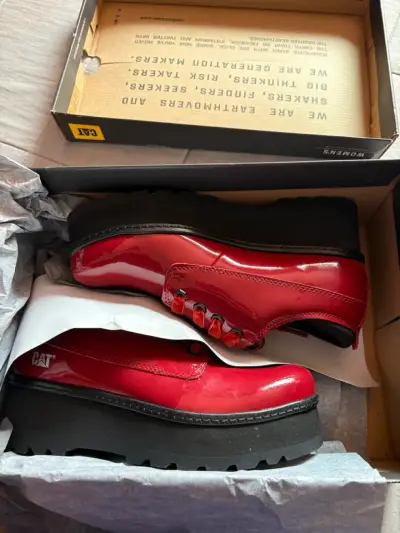 Zapato Mujer Pace Rojo CAT número 40 - miniatura 6