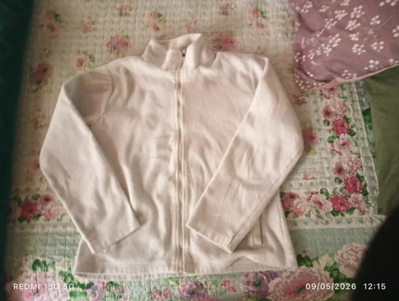 Chaqueta de polar blanca - 3