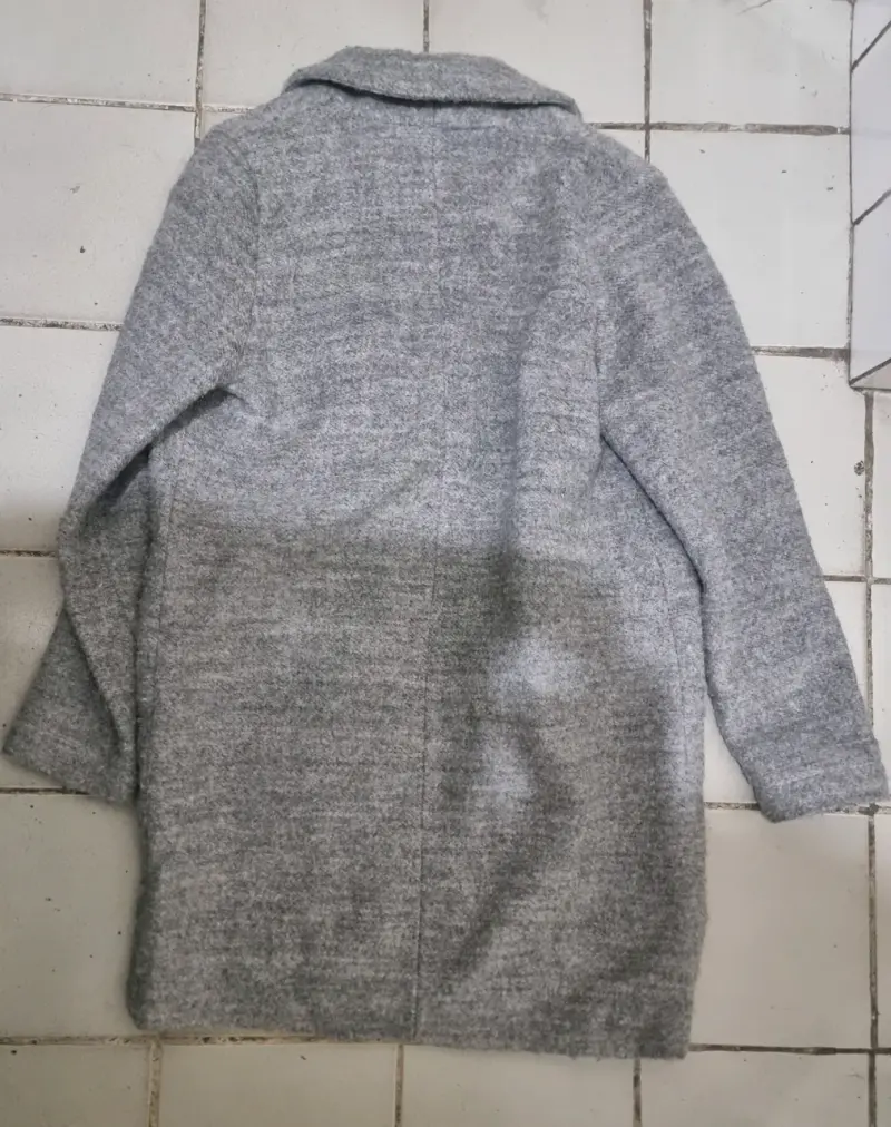 Abrigo gris de lana - 3