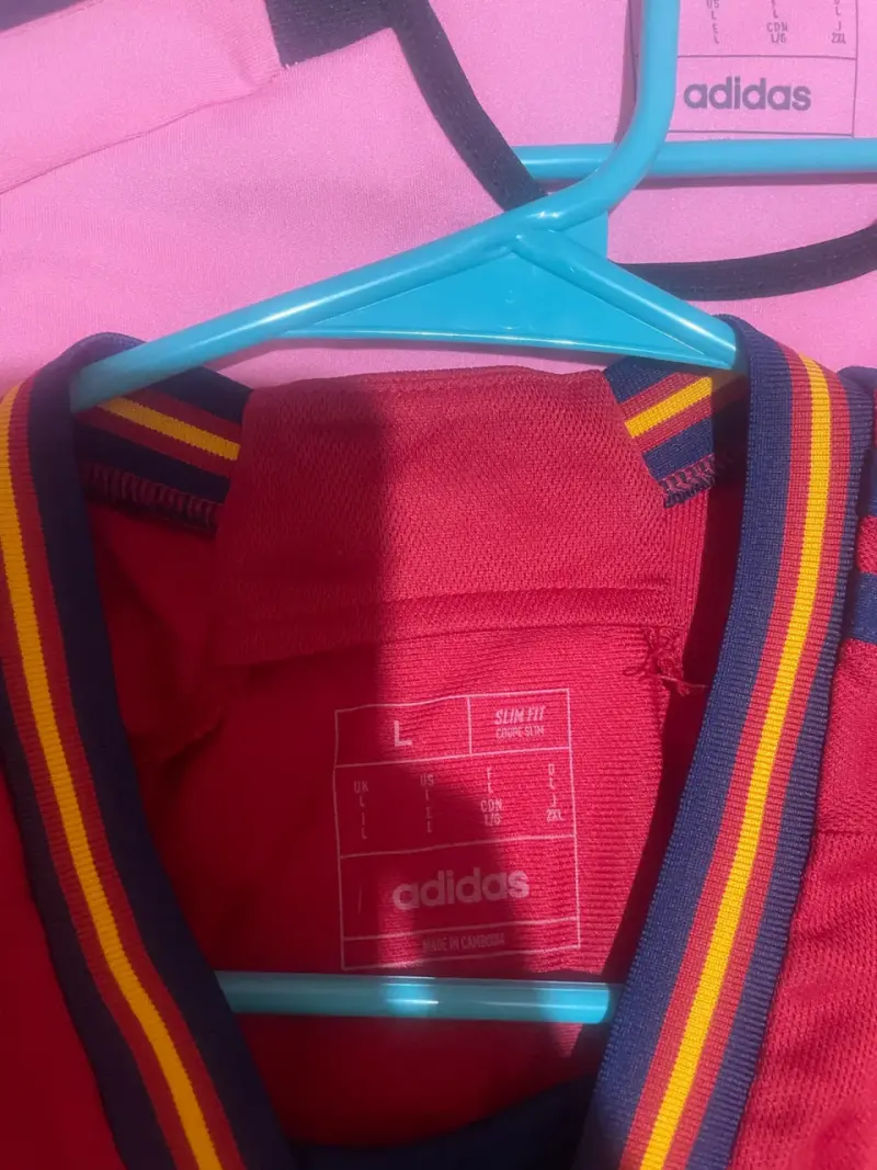 Camiseta roja España Adidas - 3