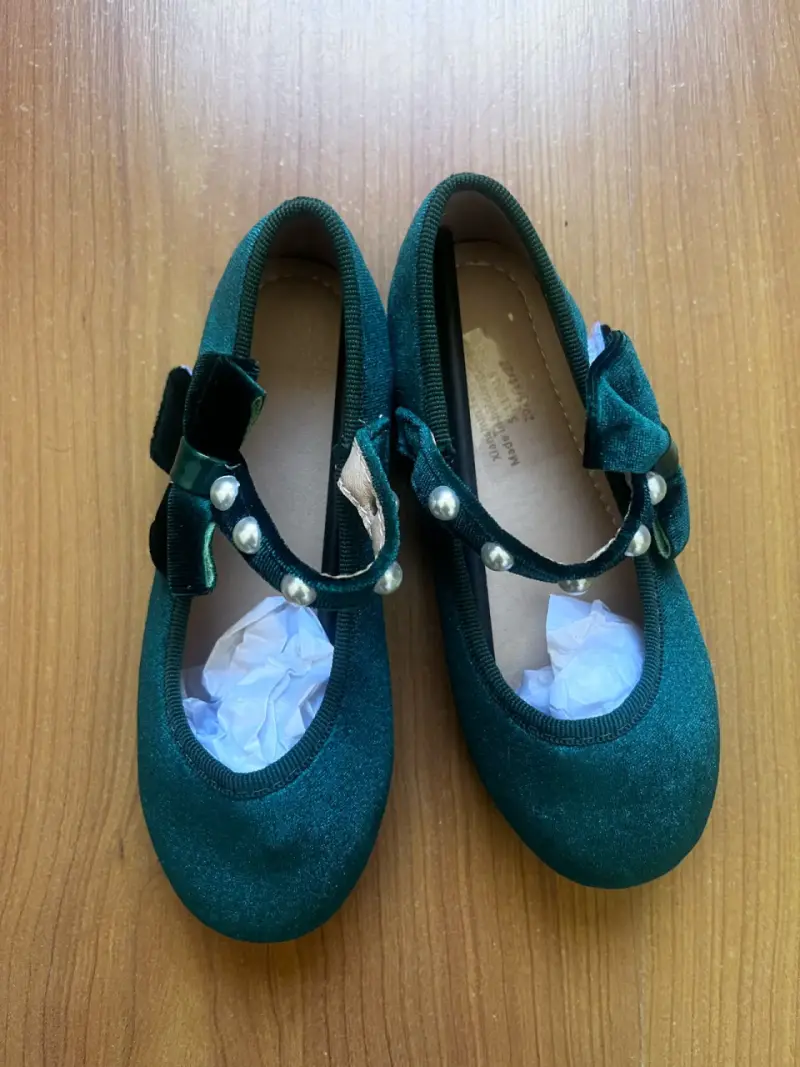 Zapatos verdes de niña - 6
