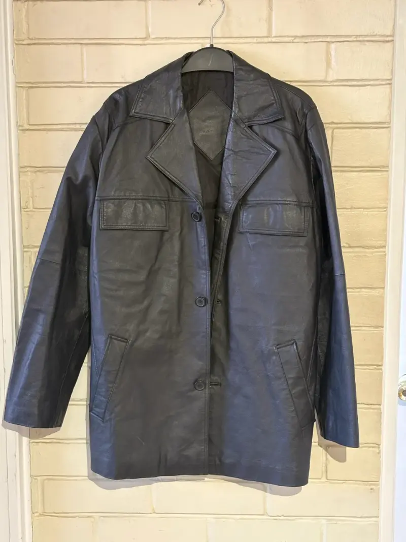 Chaqueta de Cuero Genuino BPM - Talla M - 1