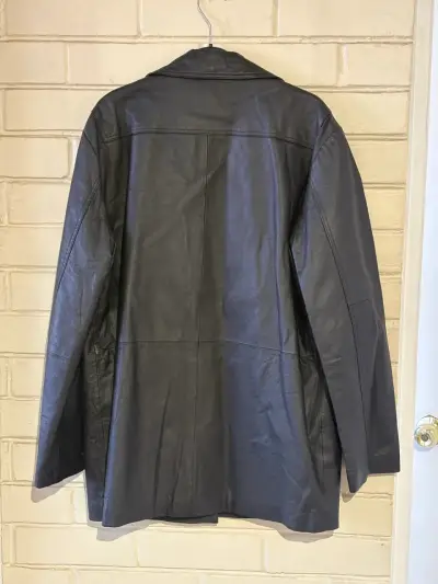 Chaqueta de Cuero Genuino BPM - Talla M - miniatura 2