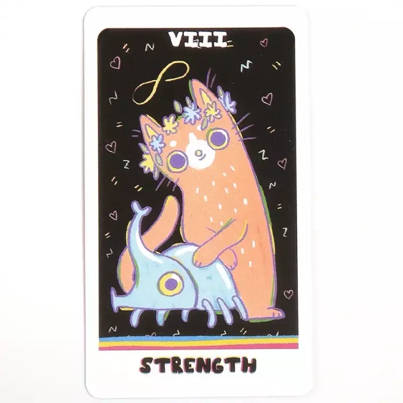 Baraja tarot Weird Cat - 4