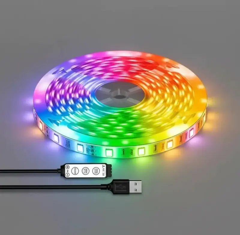 Nueva: Tira LED RGB 5 m adhesivo - 1