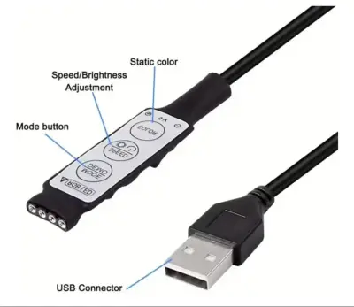 Nueva: Tira LED RGB 5 m adhesivo - miniatura 2
