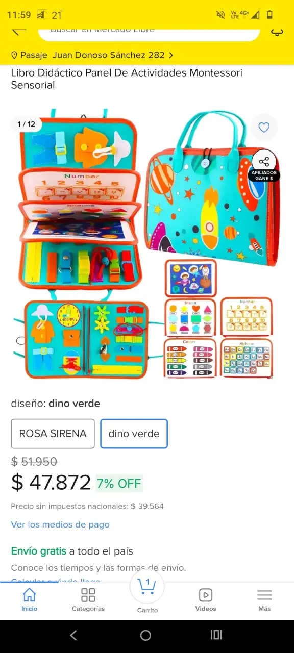 Estuche de arte infantil espacial - 2