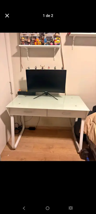 Escritorio moderno con vidrio - miniatura 2
