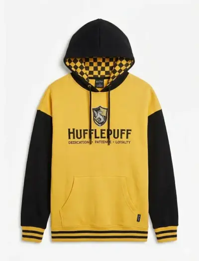 NUEVO: Polerón Harry Potter Hufflepuff Bordado - miniatura 1