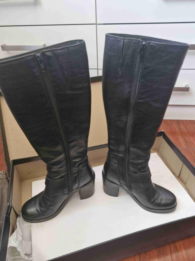 Botas negras con hebilla Pollini - 2