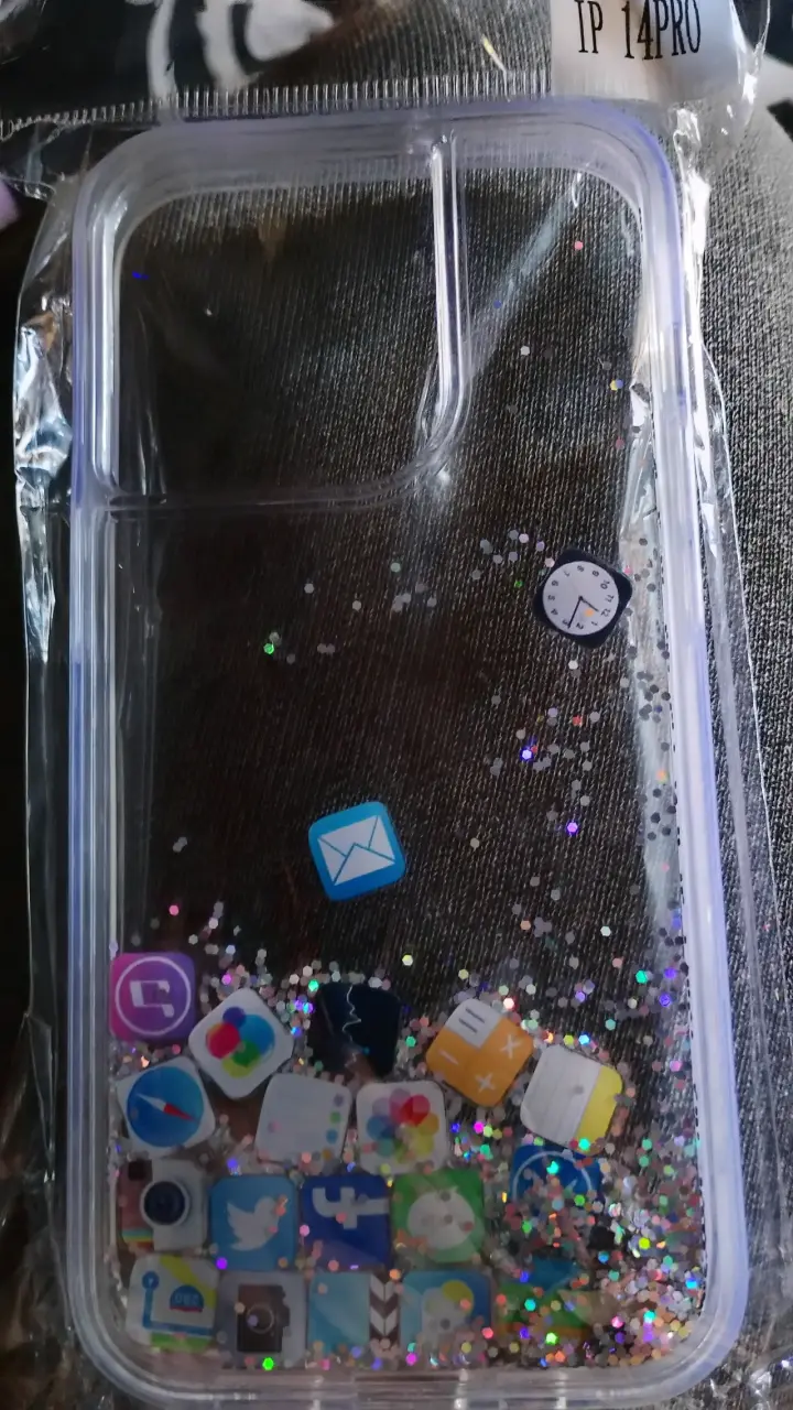 Funda con glitter para IPhone 14pro