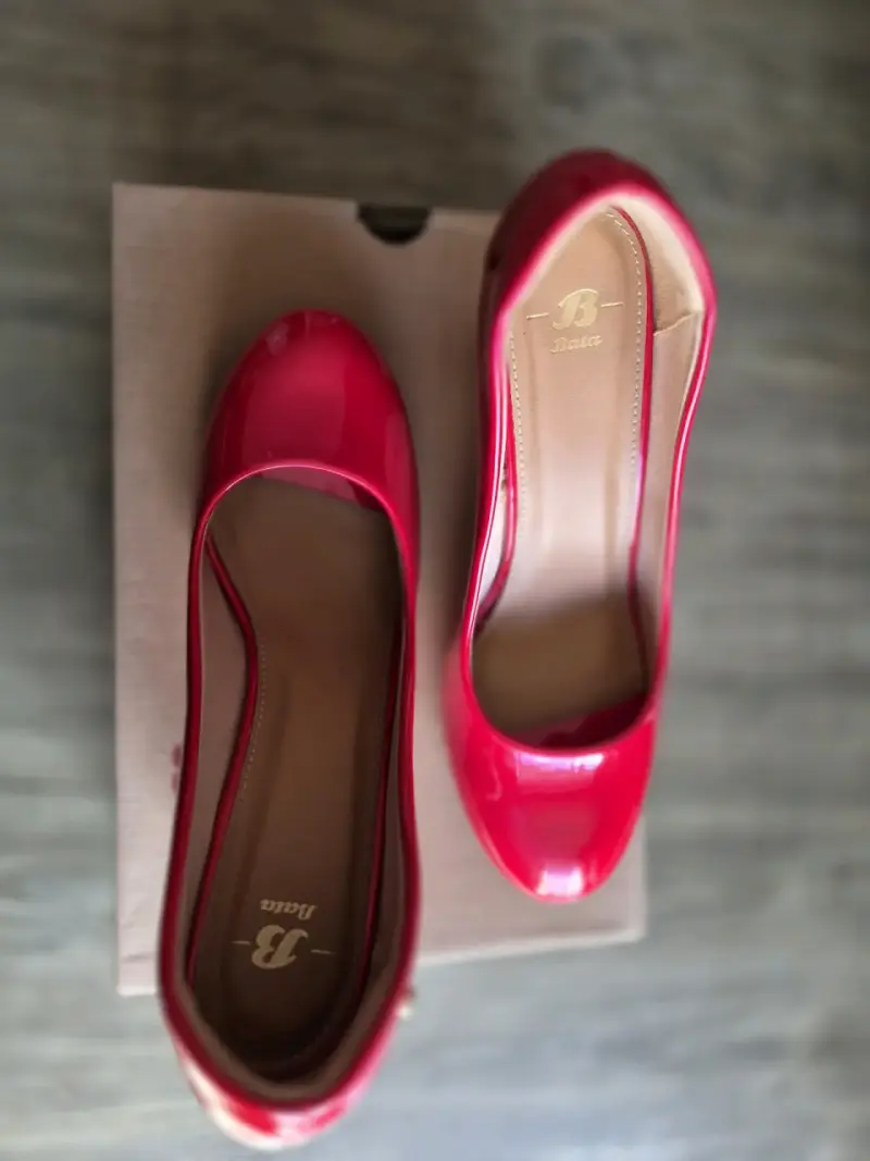 Zapatos de tacón rojos brillantes - 3