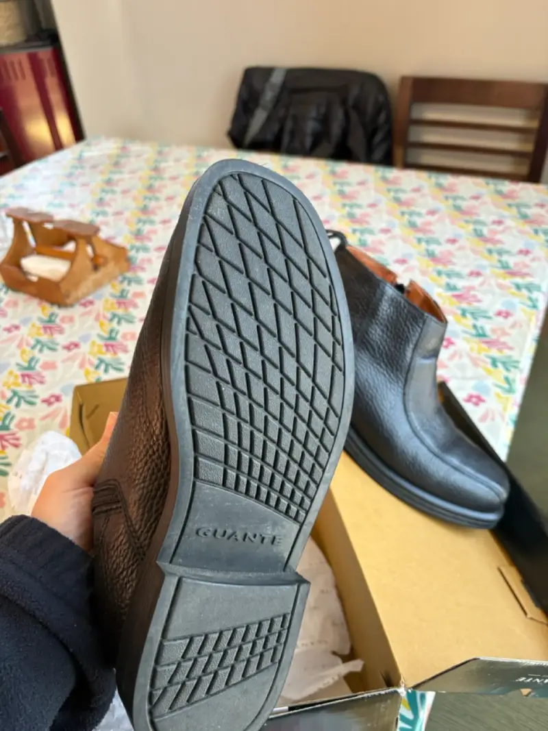 Botines de cuero negro con cierre - 3