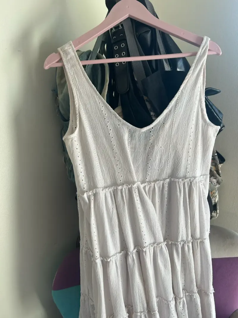 Vestido blanco de verano