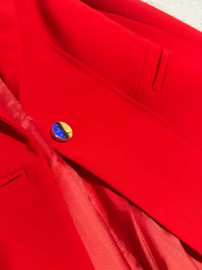 Blazer rojo elegante - miniatura 3