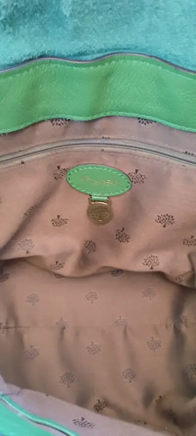 Bolso verde de cuero - miniatura 2