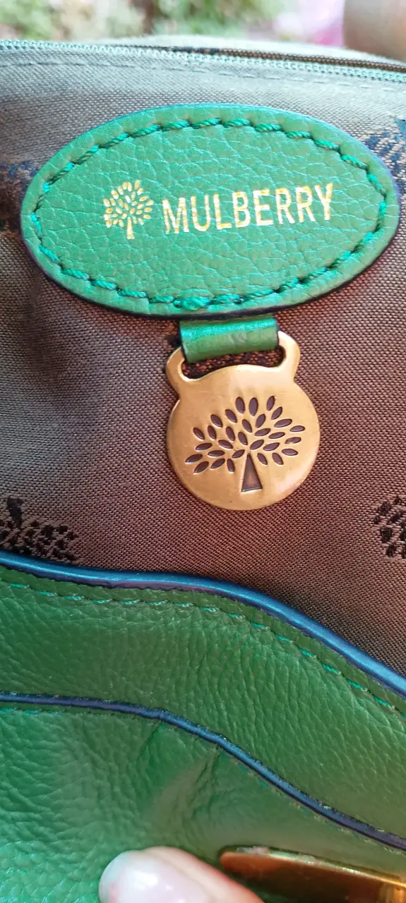 Bolso verde de cuero - 3
