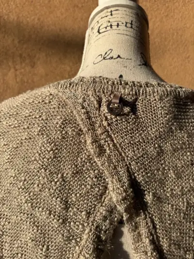 Suéter tejido beige UNBRALE - miniatura 5