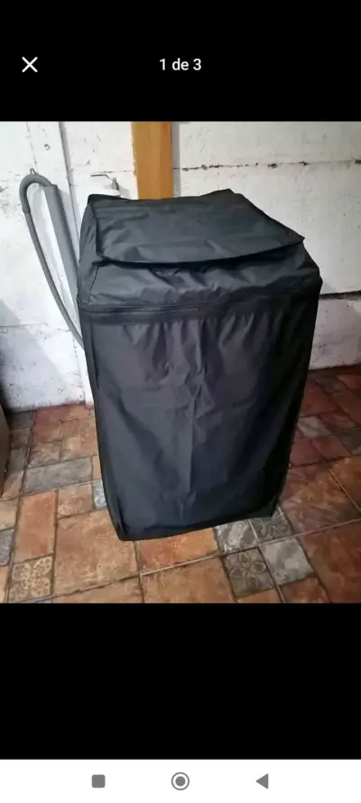 Cubierta negra para electrodoméstico - miniatura 3